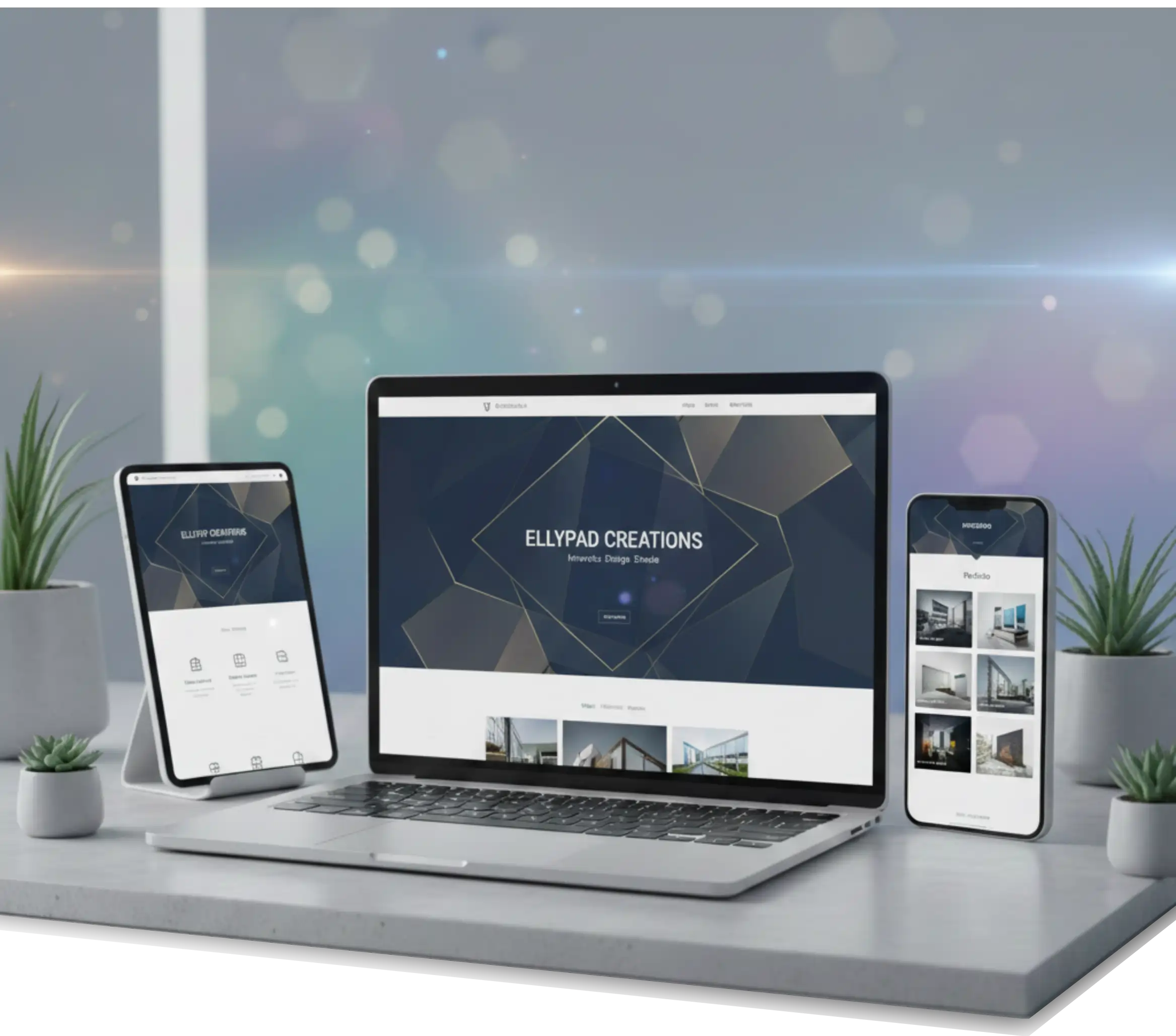 Web presence and trust image.